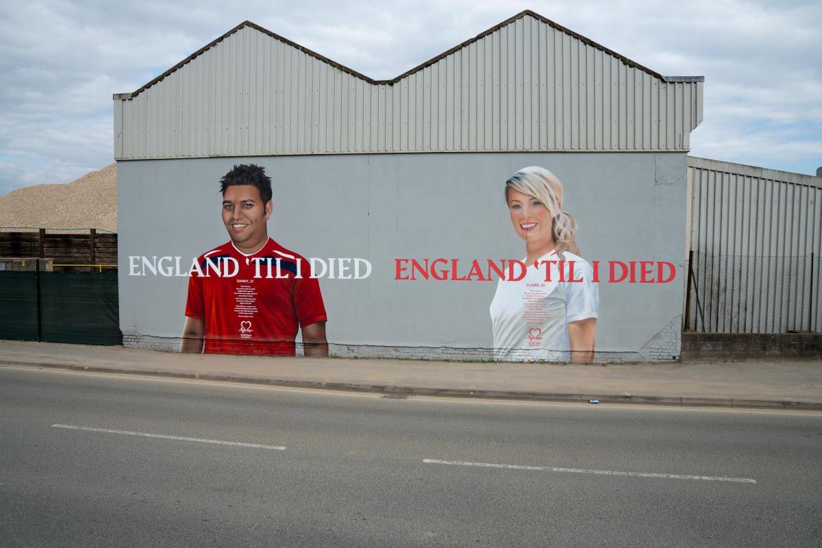 BHF Til I Died two murals