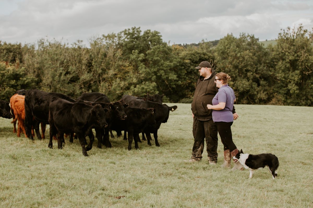 picture of couple running family farm